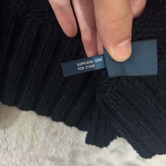 Vintage polo Ralph Lauren double zipper elbow patch cable knit  sweater - Picture 15 of 15